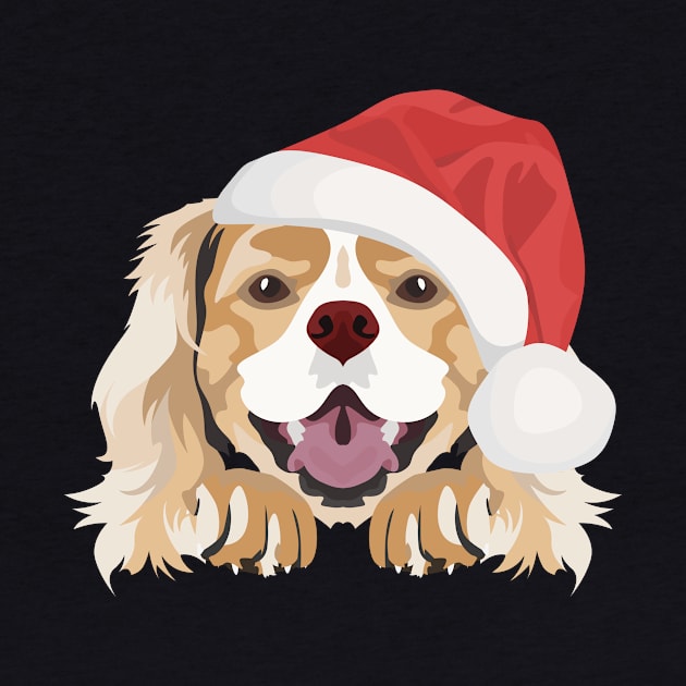 King Charles Spaniel Merry Christmas by GreenOptix